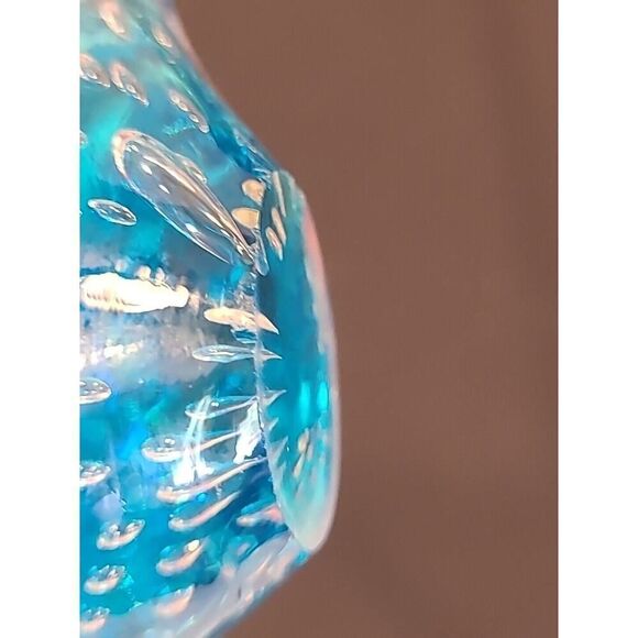 Vintage Mid Century FM Konstglas Style Glass Bird Controlled Bubbles Art Glass - Picture 14 of 15